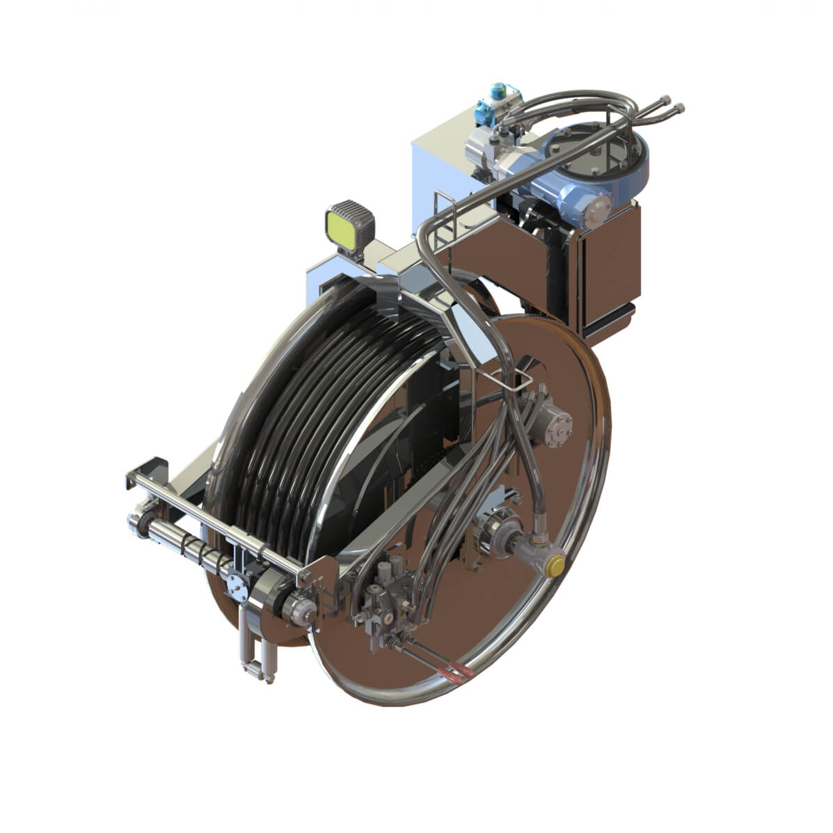 SWIVELLING JETTING HOSE REEL - Kasler